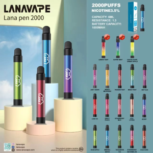 台灣現貨/LANA PEN 2000口 一次性電子菸 拋棄式電子菸 輕巧迷人 方便攜帶 適應任何場合 台灣電子煙批發/快速出貨/