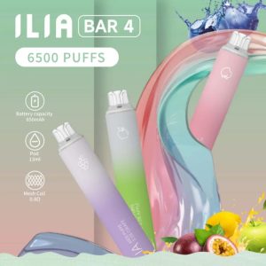 台灣現貨/ILIA BAR4 6500 Puffs/一次性電子煙/拋棄式/哩啞4代/持久電量/快速出貨/